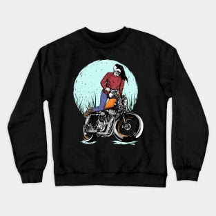 Rider Girl Crewneck Sweatshirt